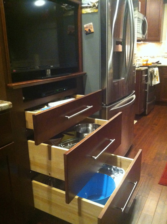 Wide Deep Drawers