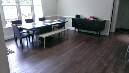 modern dining room