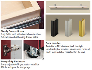 cabinet quality features