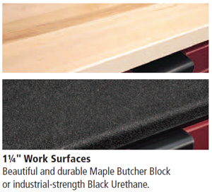 garage cabinet work surfaces